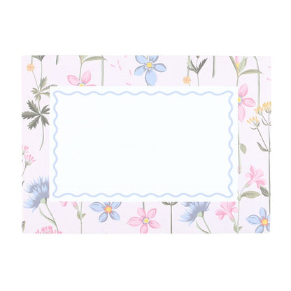 Forget-Me-Not Flower Necklace with Card