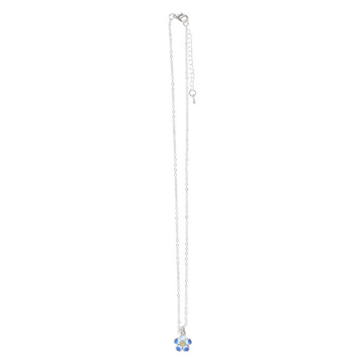Forget-Me-Not Flower Necklace with Card