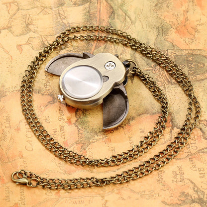 Vintage Bronze Owl Pocket Watch