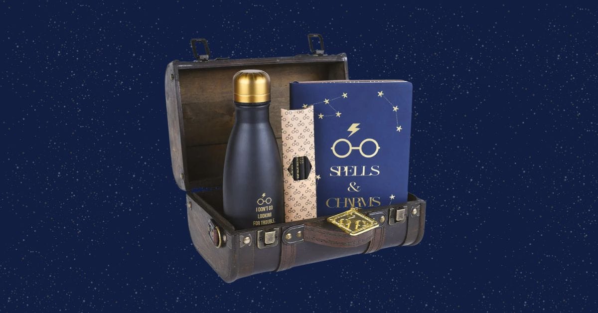 Trunk of cool harry potter gifts