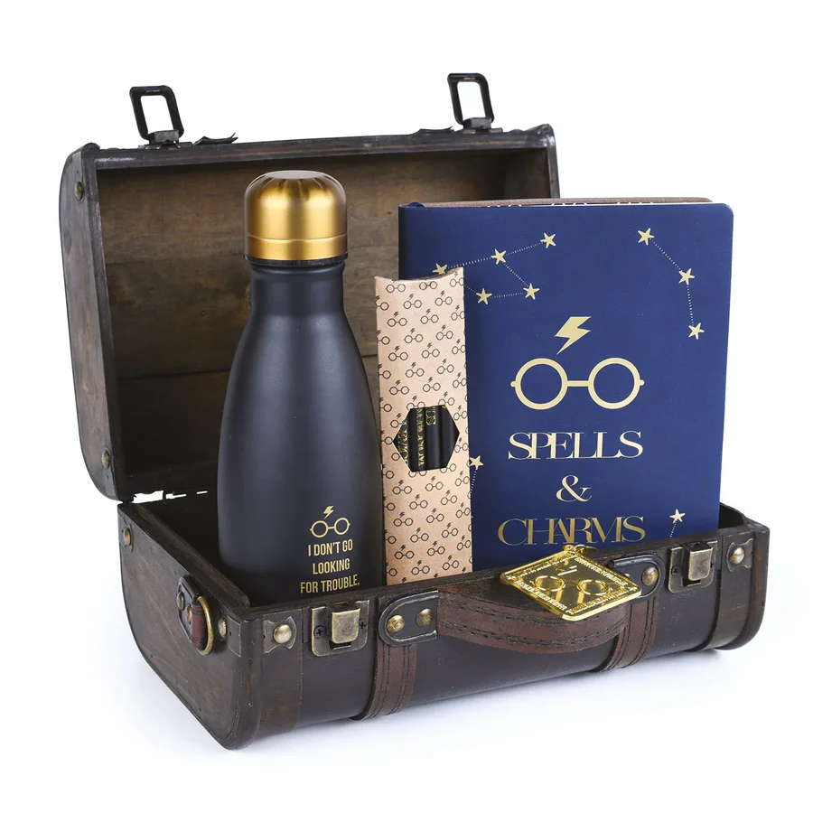 Contents of the Trouble Finds Me Harry Potter gift set